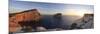 Italy, Sardinia, Sassari District, Alghero, Capo Caccia, Characteristic White Cliffs of Capo Caccia-Francesco Iacobelli-Mounted Photographic Print