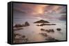 Italy, Sardinia, Teulada,The Small Island of Campionna-Alessandro Carboni-Framed Stretched Canvas