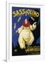 Italy - Sassolino Liquore da Dessert Promotional Poster-Lantern Press-Framed Art Print