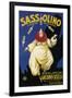 Italy - Sassolino Liquore da Dessert Promotional Poster-Lantern Press-Framed Art Print