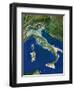 Italy, Satellite Image-PLANETOBSERVER-Framed Premium Photographic Print