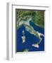 Italy, Satellite Image-PLANETOBSERVER-Framed Premium Photographic Print