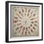 Italy, Scarf Depicting Coat of Arms of Cavalry Regiment-null-Framed Giclee Print