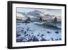 Italy, Sicily, Acitrezza Cliff in a Winter Storm-Salvo Orlando-Framed Photographic Print