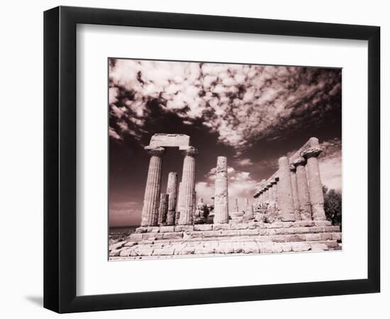 Italy, Sicily, Agrigento. Ruins of ancient Agrigento-Terry Eggers-Framed Photographic Print