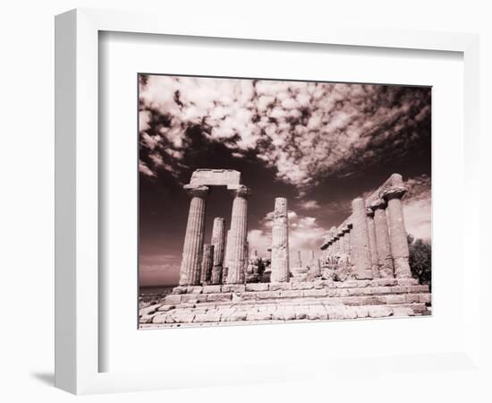 Italy, Sicily, Agrigento. Ruins of ancient Agrigento-Terry Eggers-Framed Photographic Print