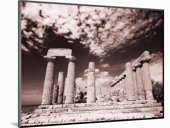 Italy, Sicily, Agrigento. Ruins of ancient Agrigento-Terry Eggers-Mounted Photographic Print