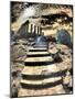 Italy, Sicily, Agrigento. Stairway through Ruins of ancient Agrigento-Terry Eggers-Mounted Photographic Print