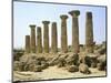 Italy, Sicily, Agrigento, Valley of the Temples, Temple of Hercules-null-Mounted Giclee Print