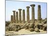 Italy, Sicily, Agrigento, Valley of the Temples, Temple of Hercules-null-Mounted Giclee Print