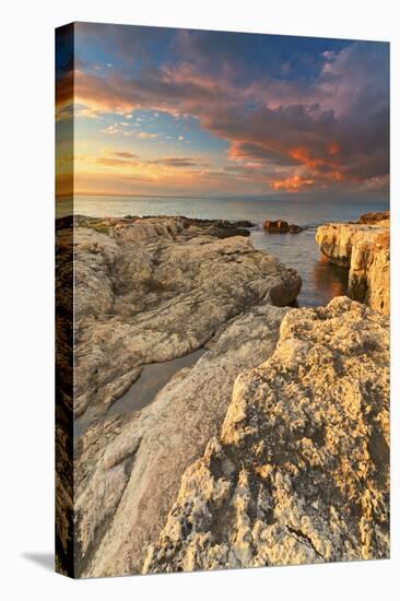 Italy, Sicily, Brucoli Cliff-Alfonso Morabito-Stretched Canvas