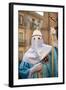 Italy, Sicily, Enna. Incappuciati or Hooded Persons on Good Friday During the Holy Week Processions-Ken Scicluna-Framed Photographic Print