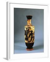 Italy, Sicily, Gela, Lekythos Depicting Athena Fighting Against the Giants-null-Framed Giclee Print