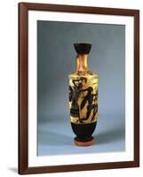 Italy, Sicily, Gela, Lekythos Depicting Athena Fighting Against the Giants-null-Framed Giclee Print