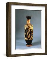 Italy, Sicily, Gela, Lekythos Depicting Athena Fighting Against the Giants-null-Framed Giclee Print