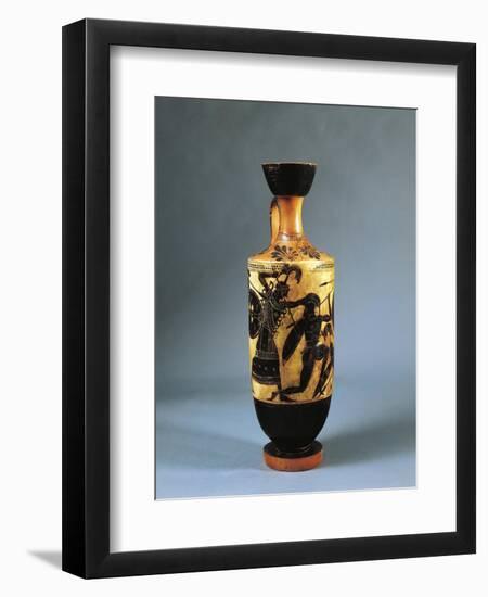 Italy, Sicily, Gela, Lekythos Depicting Athena Fighting Against the Giants-null-Framed Giclee Print