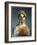 Italy, Sicily, Kore Bust, Ppolychrome Terracotta-null-Framed Giclee Print