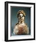 Italy, Sicily, Kore Bust, Ppolychrome Terracotta-null-Framed Giclee Print