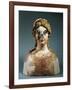 Italy, Sicily, Kore Bust, Ppolychrome Terracotta-null-Framed Giclee Print