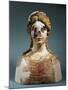 Italy, Sicily, Kore Bust, Ppolychrome Terracotta-null-Mounted Giclee Print