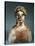 Italy, Sicily, Kore Bust, Ppolychrome Terracotta-null-Stretched Canvas