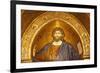 Italy, Sicily, Monreale. Detail of Mosaic in the Monreale Cathedral.-Ken Scicluna-Framed Photographic Print