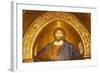 Italy, Sicily, Monreale. Detail of Mosaic in the Monreale Cathedral.-Ken Scicluna-Framed Photographic Print