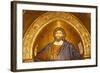 Italy, Sicily, Monreale. Detail of Mosaic in the Monreale Cathedral.-Ken Scicluna-Framed Photographic Print