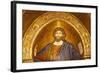 Italy, Sicily, Monreale. Detail of Mosaic in the Monreale Cathedral.-Ken Scicluna-Framed Photographic Print