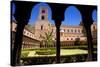 Italy, Sicily, Monreale. the Cathedral Form under the Monastery Arches.-Ken Scicluna-Stretched Canvas