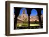 Italy, Sicily, Monreale. the Cathedral Form under the Monastery Arches.-Ken Scicluna-Framed Photographic Print