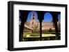Italy, Sicily, Monreale. the Cathedral Form under the Monastery Arches.-Ken Scicluna-Framed Photographic Print