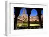 Italy, Sicily, Monreale. the Cathedral Form under the Monastery Arches.-Ken Scicluna-Framed Photographic Print