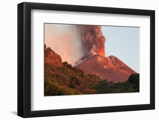 Italy, Sicily, Mt. Etna, Dawn-Salvo Orlando-Framed Photographic Print