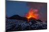 Italy, Sicily, Mt. Etna, Finals of the 16th Paroxysm of 2013-Salvo Orlando-Mounted Photographic Print