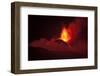 Italy, Sicily, Mt. Etna, Strombolian Activity-Salvo Orlando-Framed Photographic Print