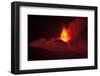 Italy, Sicily, Mt. Etna, Strombolian Activity-Salvo Orlando-Framed Photographic Print