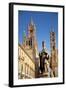 Italy, Sicily, Palermo. Detail of Statue in Front of the Cathedral.-Ken Scicluna-Framed Photographic Print