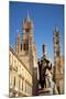 Italy, Sicily, Palermo. Detail of Statue in Front of the Cathedral.-Ken Scicluna-Mounted Photographic Print