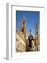 Italy, Sicily, Palermo. Detail of Statue in Front of the Cathedral.-Ken Scicluna-Framed Photographic Print