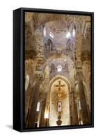 Italy, Sicily, Palermo. Interior of Church of San Cataldo.-Ken Scicluna-Framed Stretched Canvas