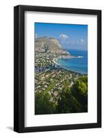 Italy, Sicily, Palermo, Modello, View of Monte Pellegrino-Udo Bernhart-Framed Photographic Print