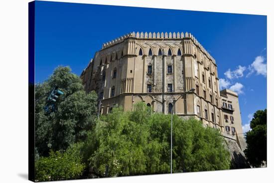 Italy, Sicily, Palermo, Palazzo Real, Palazzo Dei Normanni, Normans Palace-Udo Bernhart-Stretched Canvas