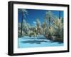 Italy, Sicily, Palermo. Palm trees in the garden Bonanno Palermo-Terry Eggers-Framed Photographic Print