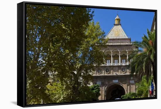 Italy, Sicily, Palermo, Porta Nuova-Udo Bernhart-Framed Stretched Canvas