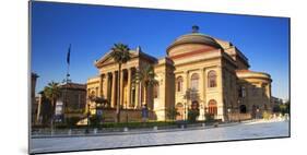 Italy, Sicily, Palermo. Teatro Massimo.-Ken Scicluna-Mounted Photographic Print