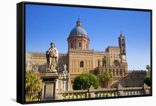 Italy, Sicily, Palermo. the Cathedral.-Ken Scicluna-Framed Stretched Canvas