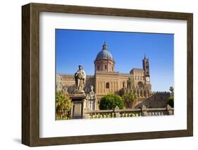 Italy, Sicily, Palermo. the Cathedral.-Ken Scicluna-Framed Photographic Print