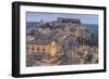 Italy, Sicily, Ragusa, Looking down on Ragusa Ibla at Dusk-Rob Tilley-Framed Photographic Print