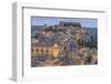 Italy, Sicily, Ragusa, Looking down on Ragusa Ibla at Dusk-Rob Tilley-Framed Photographic Print